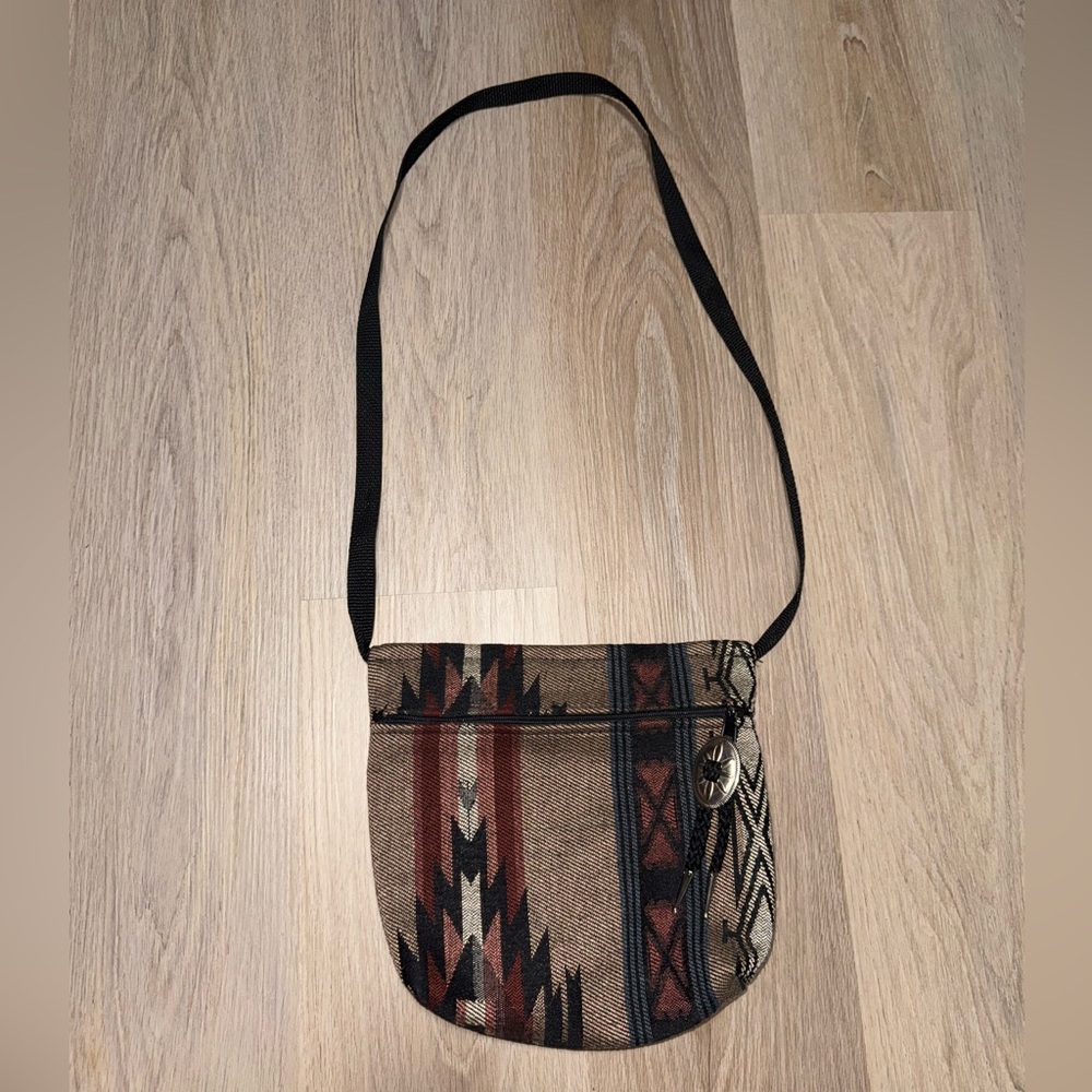 Western Aztec Boho Crossbody Bag